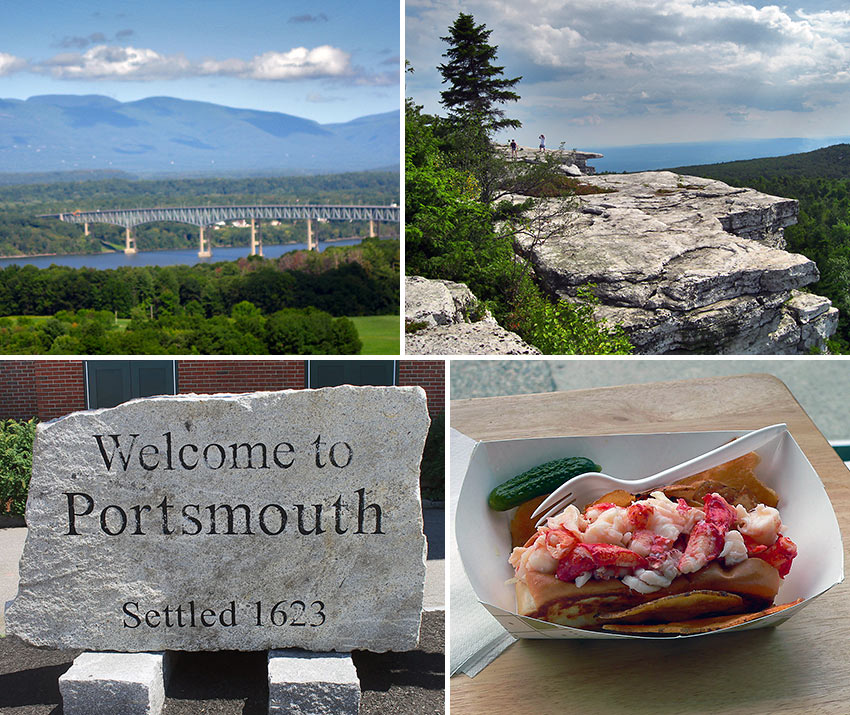 Hudson Valley, Portsmouth and Bar Harbor, Maine