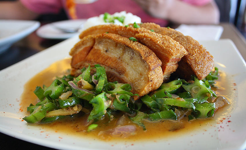 Bagnet Bicol Express, Filipino food