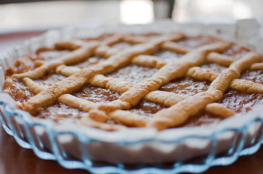 Lemon Cream and Ricotta Crostata