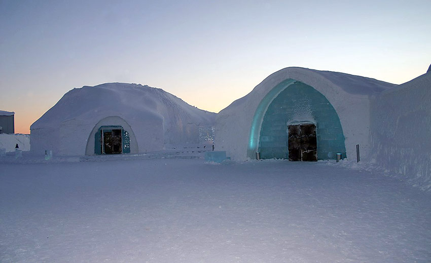 the Icehotel in Jukkasjärvi, Sweden