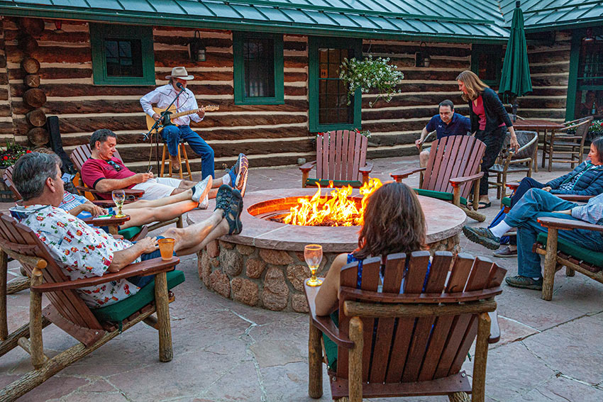 Jeff Houlton entertaining at The Ranch at Emerald Valley