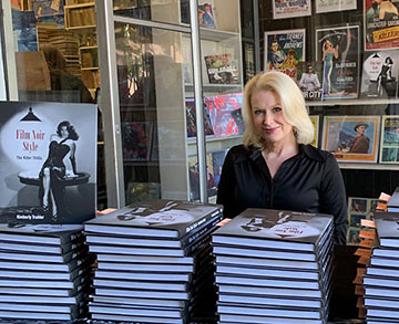 Kimberly Truhler with copies of her book