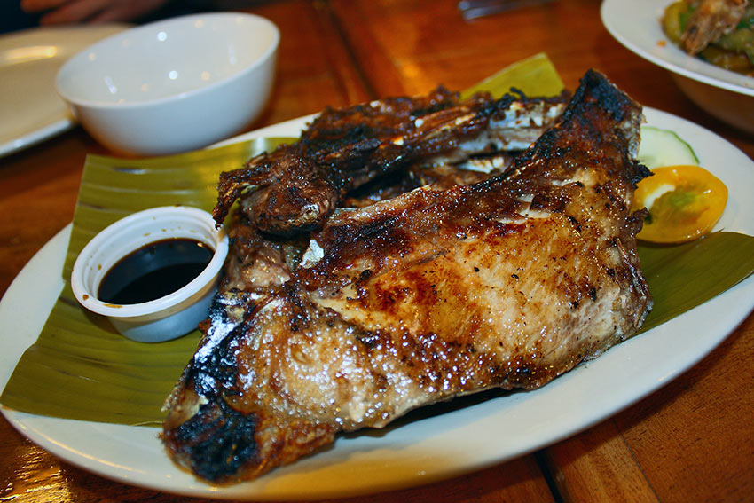 panga ng tuna or grilled yellowfin tuna jaw