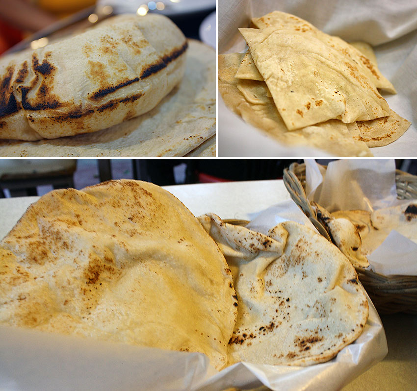 different types of pita bread