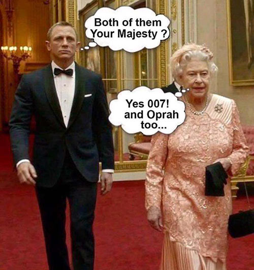 Parting Shots: Queen Elizabeth & James Bond