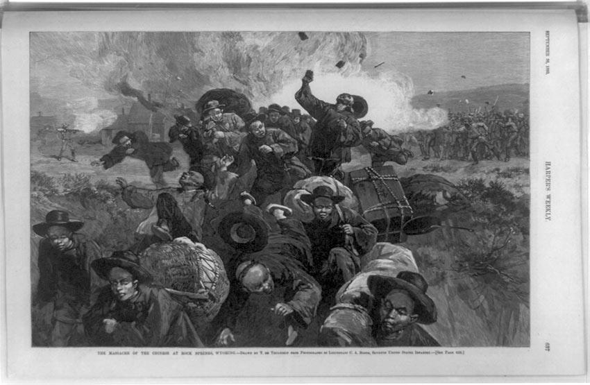 massacre of Chinese-Americans at Rock Springs, Wyoming