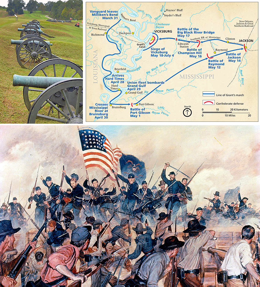 Vicksburg National Military Park and the Battle for Vicksburg, 1863