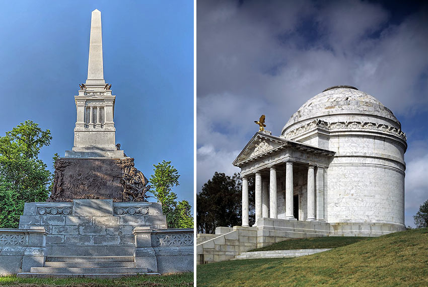 Mississippi Monument and Illinois Memorial, Vicksburg National Military Park