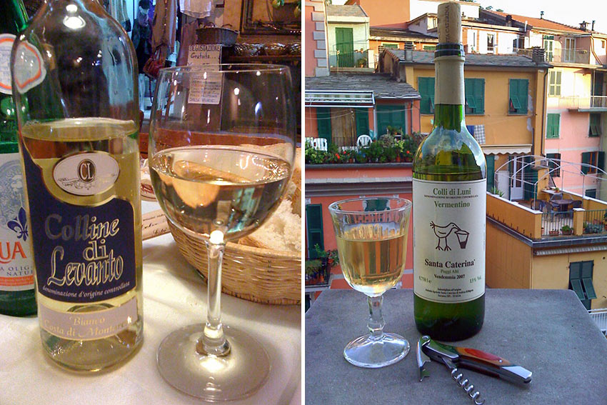 white wine varieties from Liguria