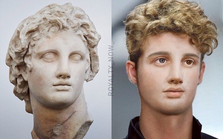 Alexander the Great digitally reimagined by Becca Saladin