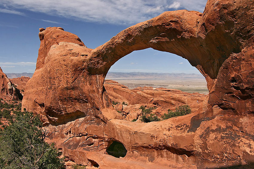 Double-O-Arch in Arches National Park