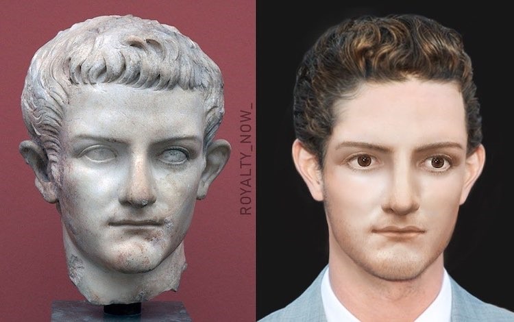 Caligula digitally reimagined by Becca Saladin