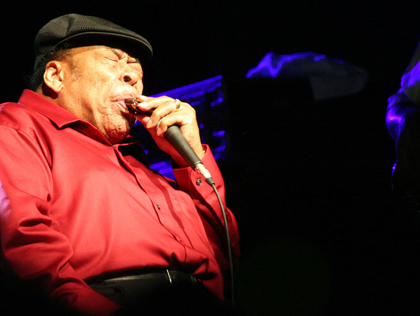 James Cotton at the Hondarribia Blues Festival, July 2008