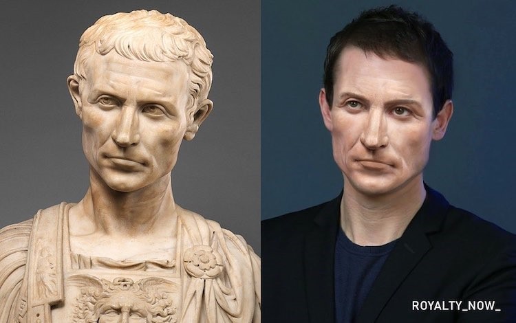 Julius Caesar digitally reimagined by Becca Saladin