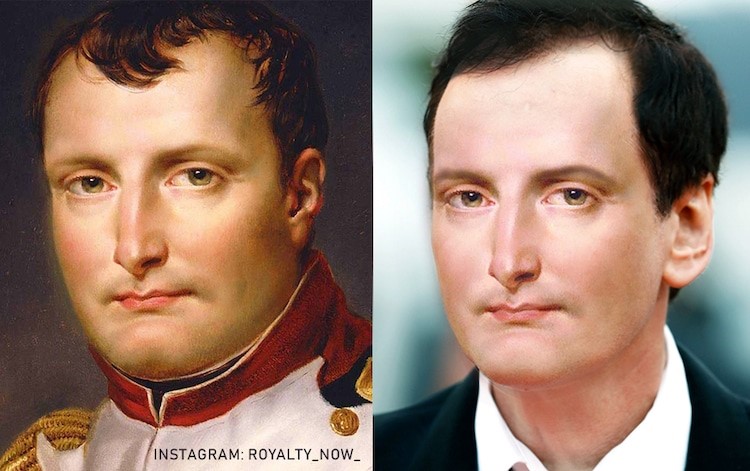 Napoleon Bonaparte digitally reimagined by Becca Saladin