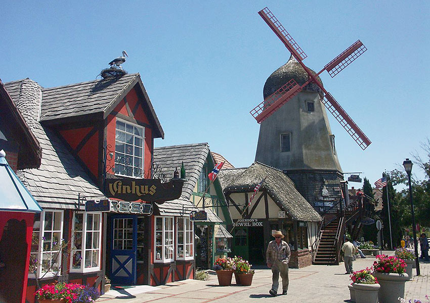 windmill at Solvang, CA