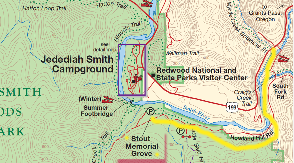 Jedediah smith redwoods outlet state park hikes