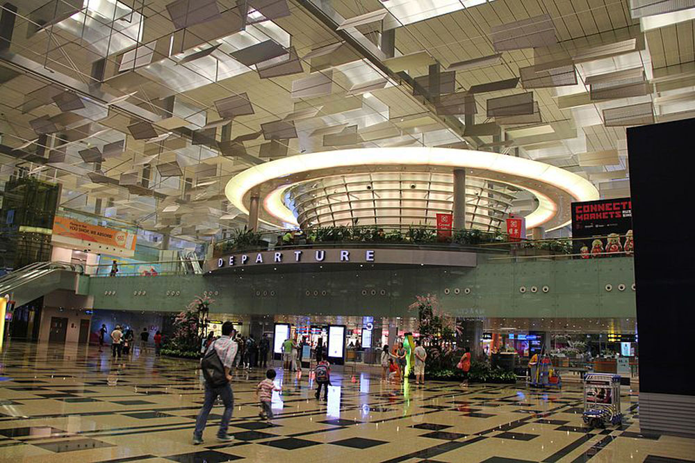 Changi Airport Sinapore. Courtesy Wikimedia Commons