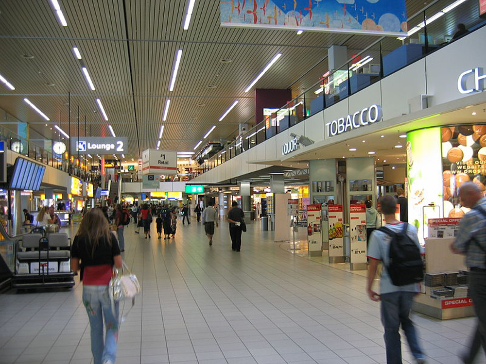 Schiphol Airport. Courtesy Wikimedia Commons