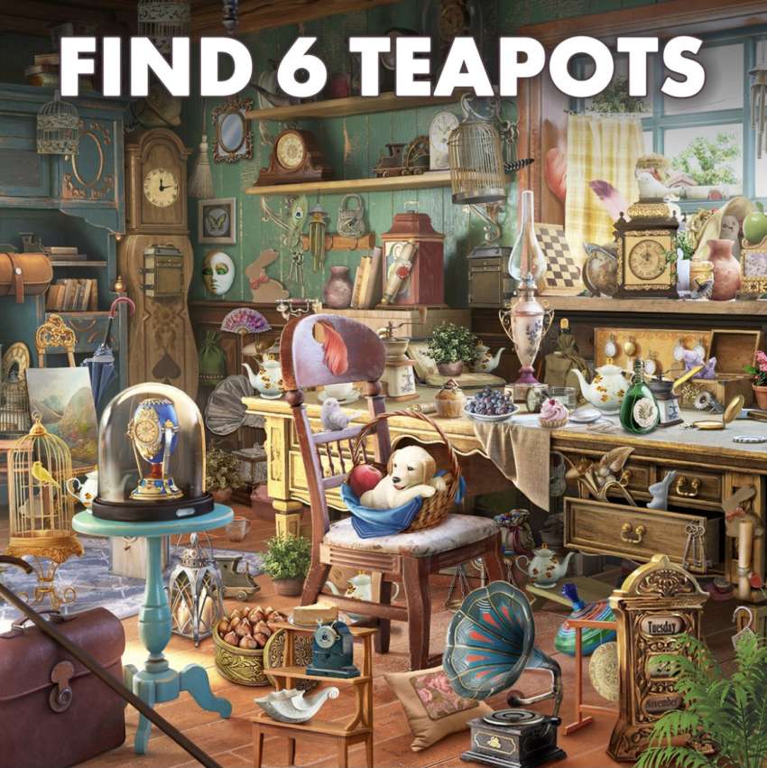 TGIF Visual Challenge Teapots Traveling Boy